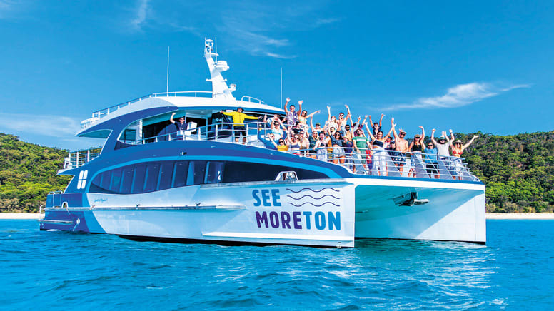 Dolphin Cruise with Tangalooma Wrecks Snorkel Tour - With Transfers From Gold Coast