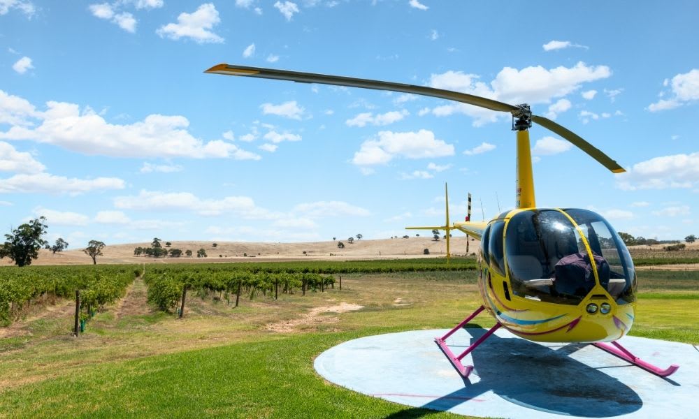 Scenic Helicopter Flight & Outback Pub Experience - Barossa Valley - For 3