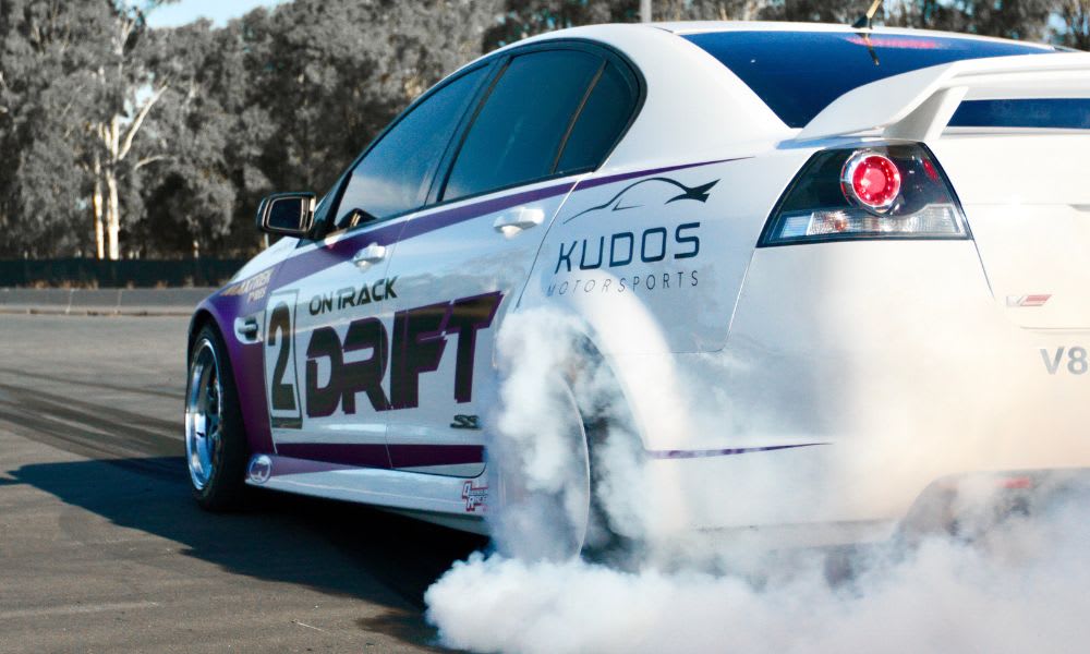  4 x V8 Drift Battle Laps Short Track - Queensland Raceway, Brisbane