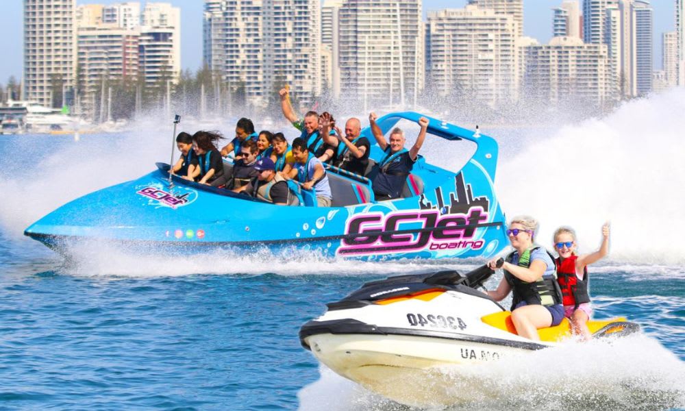 Jet Boating Plus 30 minute Jet Ski Safari - For 2