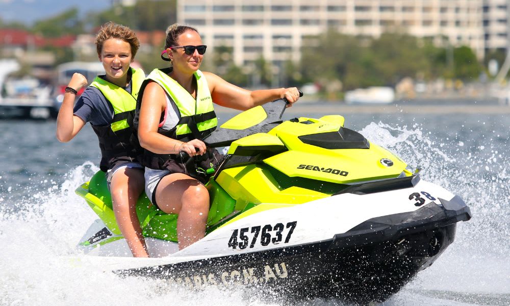 Gold Coast Jet Ski Hire, 30 Minutes - For up to 2