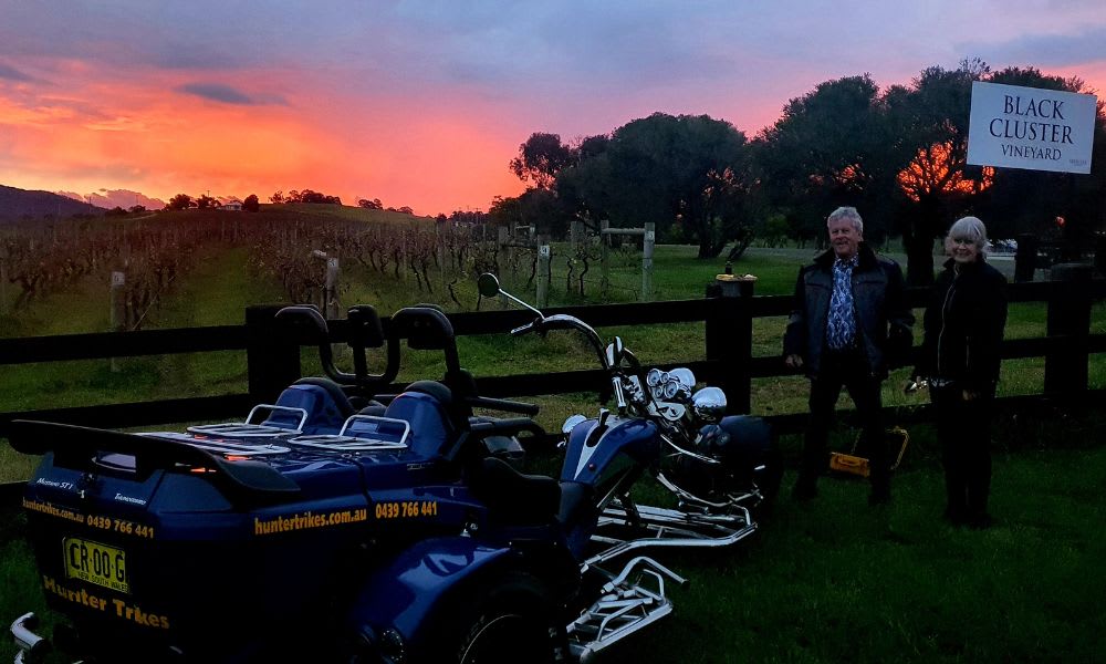 Sunset Trike Ride Tour, 90 Minutes - Hunter Valley - For 2