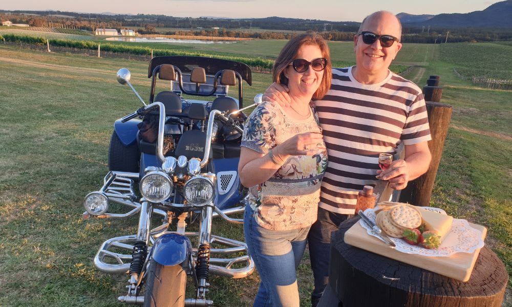 Sunset Trike Ride Tour, 90 Minutes - Hunter Valley - For 2