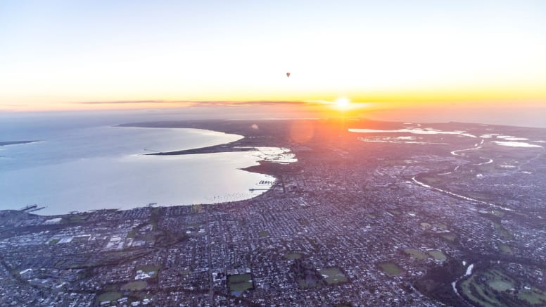 Hot Air Balloon Flight Over Geelong with Breakfast