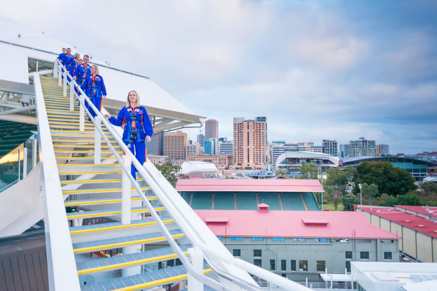 Adelaide Oval Roof Climb Daytime Adrenaline
