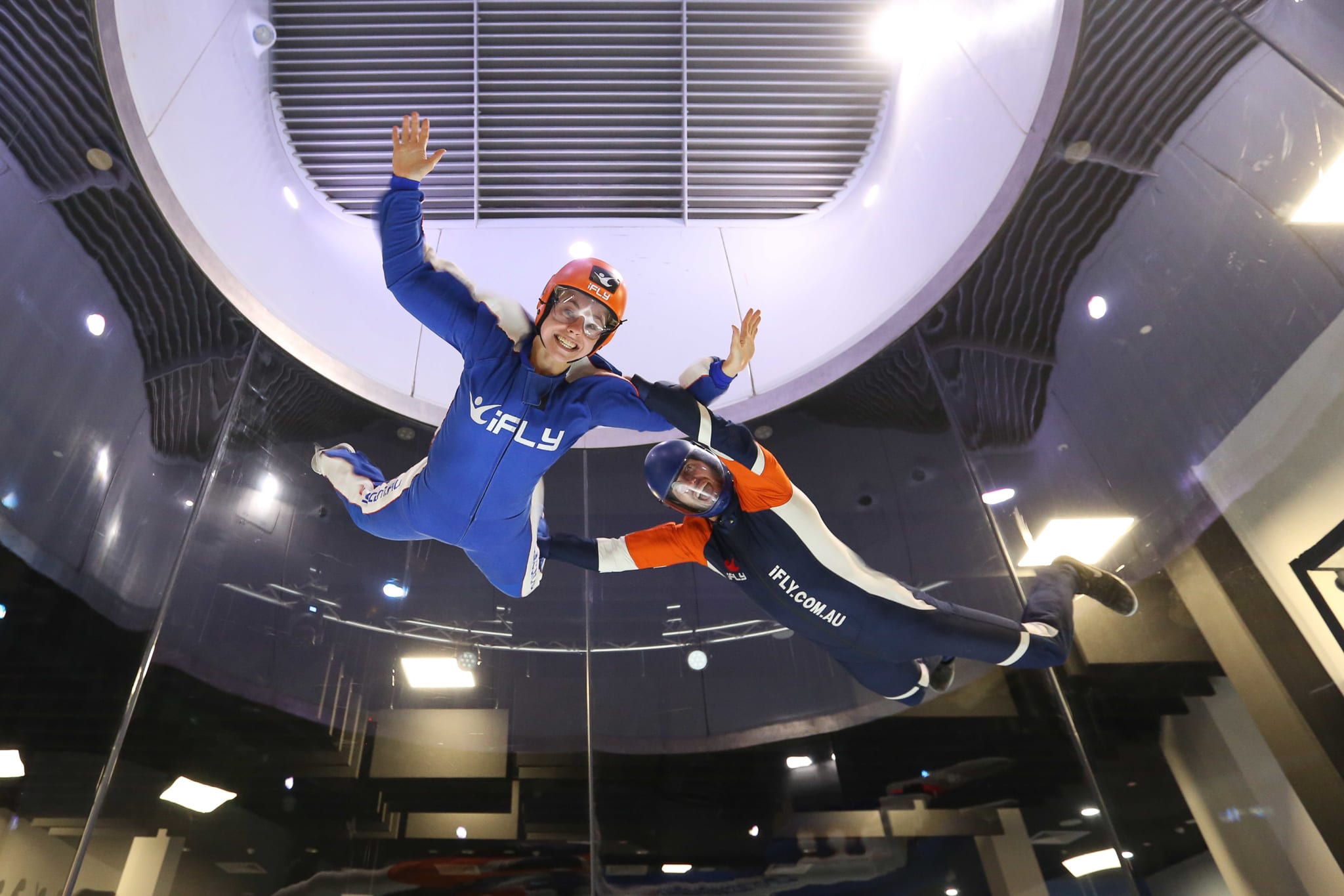 Indoor Skydiving Sydney, iFLY Intro Package (2 Flights) BUY ONE GET