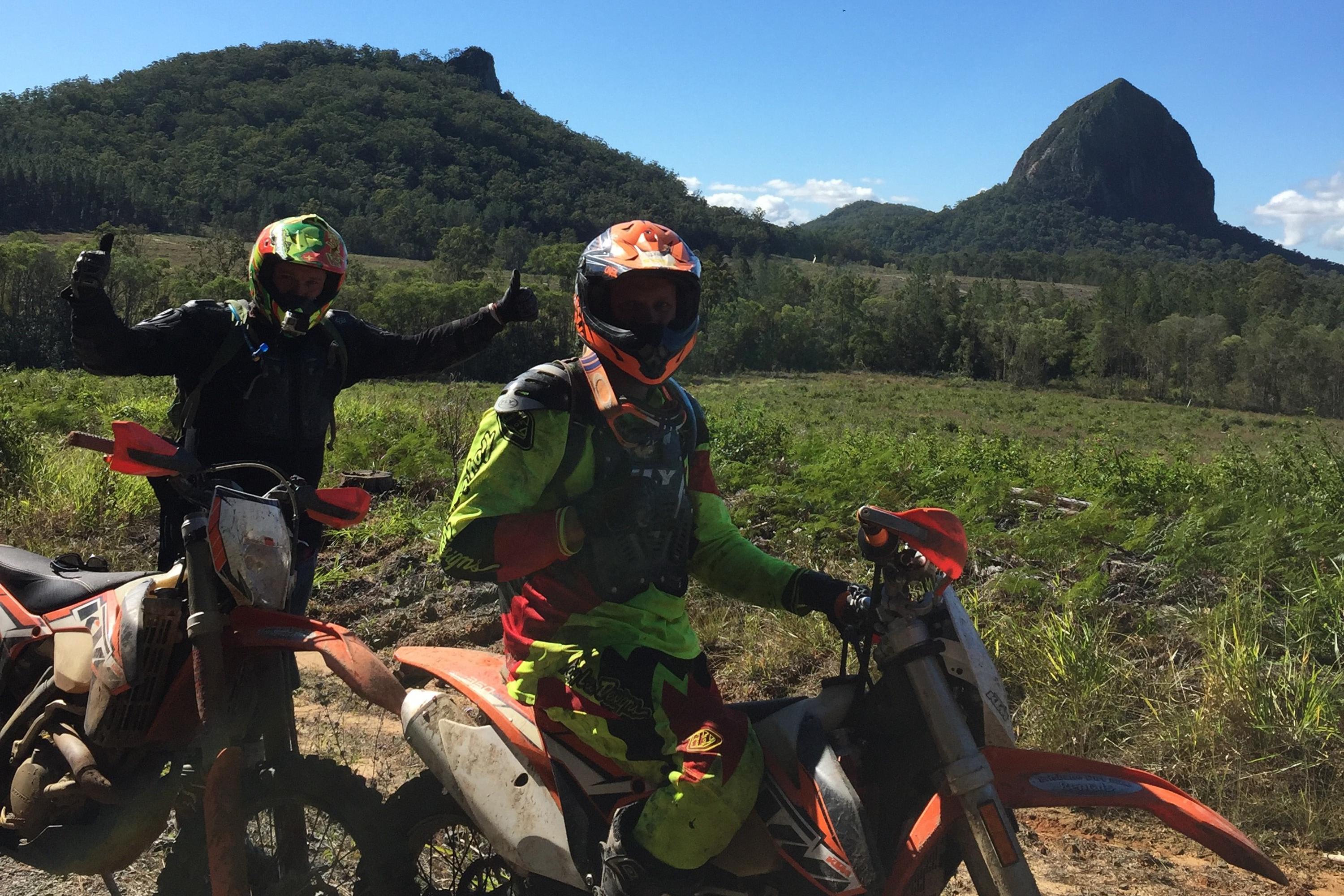 Glass House Mountains Guided Trail Bike Tour, Queensland Full Day