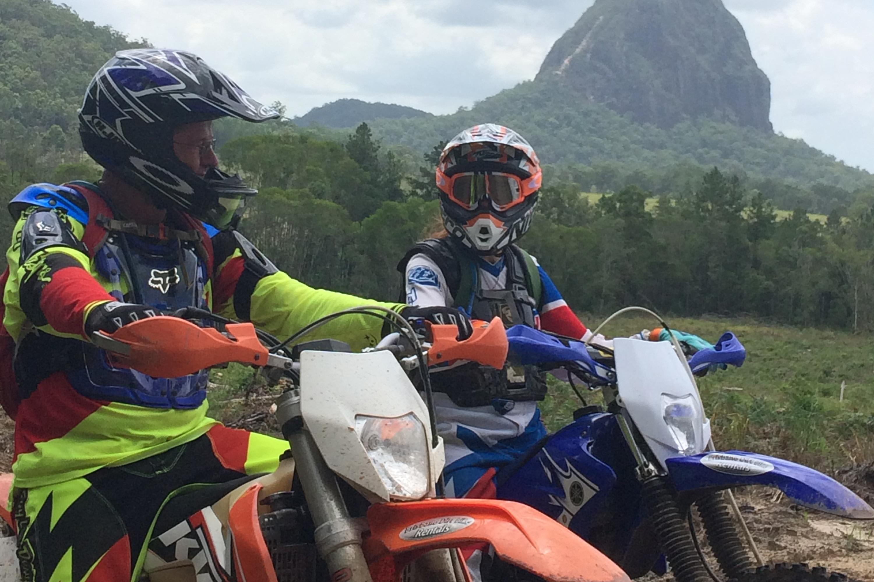 Glass House Mountains Guided Trail Bike Tour, Queensland Full Day