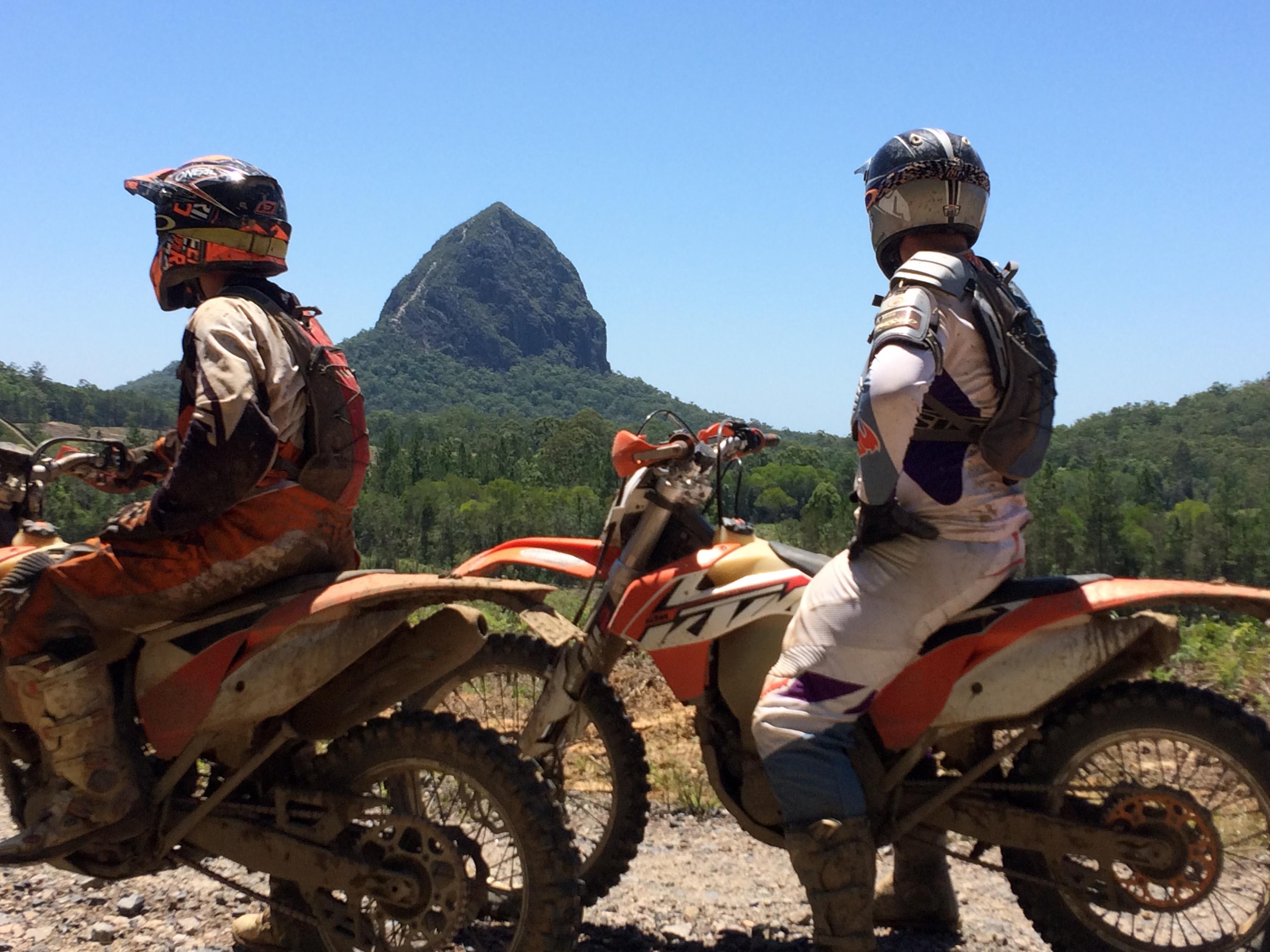 Glass House Mountains Guided Trail Bike Tour, Queensland Full Day