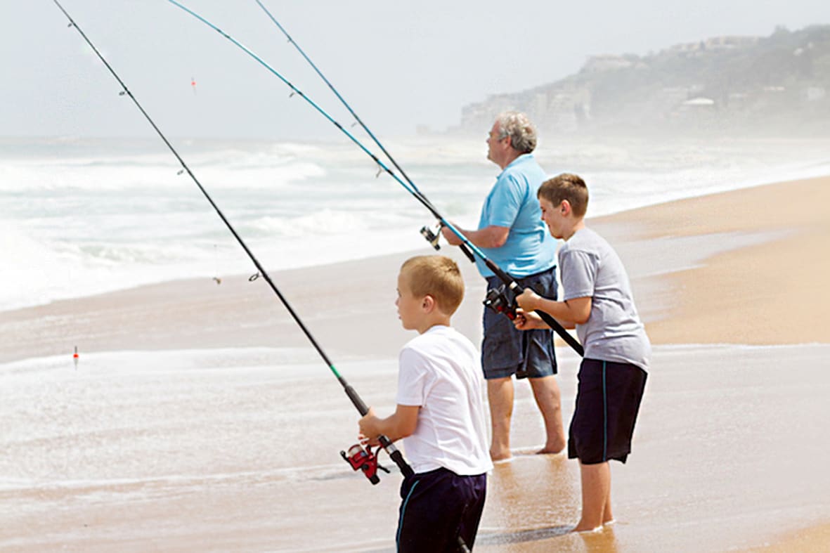 Private Beach Fishing Lesson