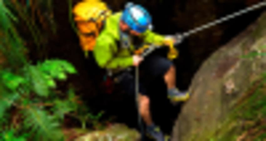 Winter Canyoning Adventure Blue Mountains Adrenaline
