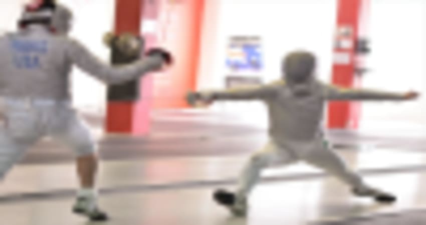 Sabre Fencing Class With All Equipment Adrenaline