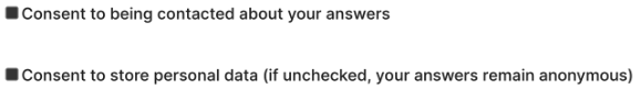 Consent Questions