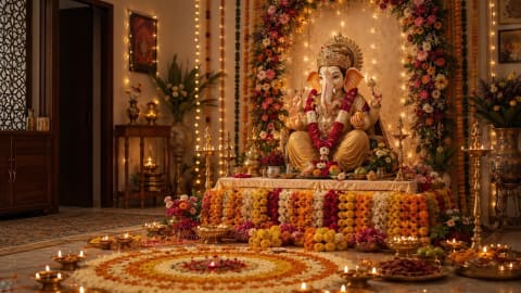 Ganesh Chaturthi 2026: Easy Home Decoration Ideas for a Festive Look