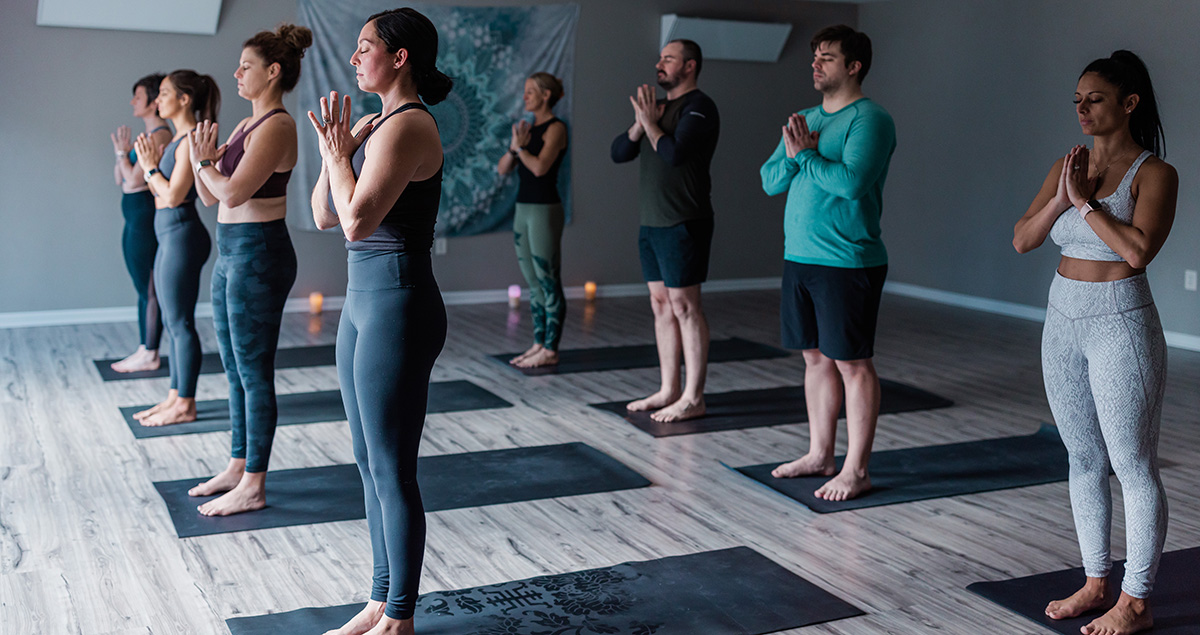 Performing Gentle Yoga at the Advanced Training studio.