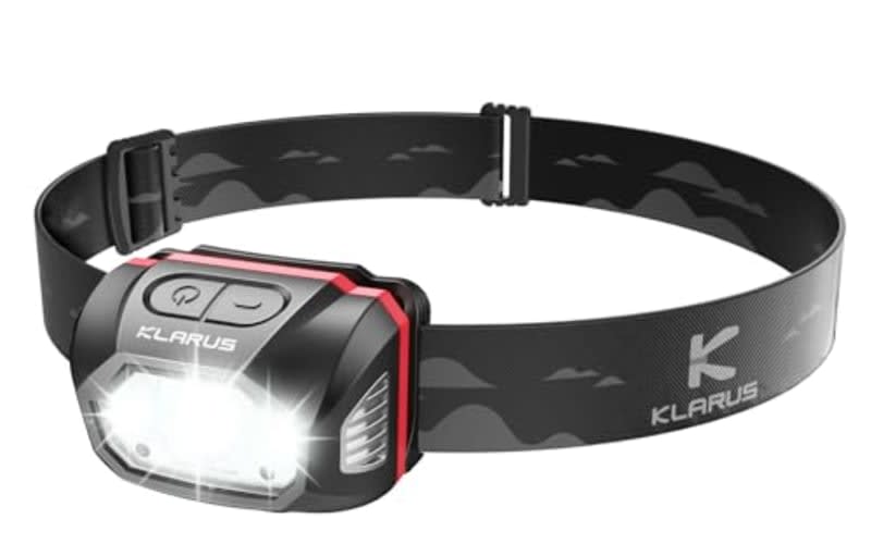 klarus HM1 IPX6 Waterproof Rechargeable Headlamp with Motion Sensor, 70 Hours Long Battery Life, Full Charge in 2.5 Hours, 440 Lumens Consistent Output, Shock and Drop Resistant