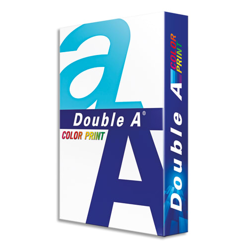 DOUBLE A Ramette 500 feuilles papier extra Blanc COLOR PRINT