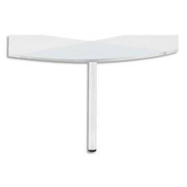 MT INTERNATIONAL Angle de liaison pour bureau droit Blanc - Dimensions : L80 x H2,5 x P80 cm photo du produit