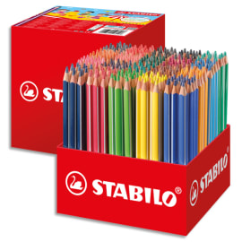 STABILO Maxi Schoolpack de 300 crayons de couleur Trio - Boîte en carton photo du produit