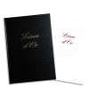 ELVE Livre d'Or format 21x29,7cm Noir 148 pages. Couverture aspect cuir photo du produit