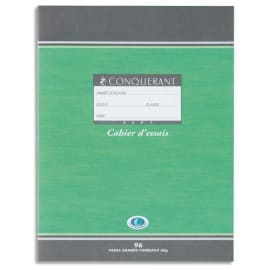 Cahier de brouillon : 17x22 grands carreaux 96 pages