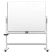 NOBO Tableau blanc pivotant à 360° mobile MOVE&MEET. Dim: 1500 x 1200 mm. photo du produit