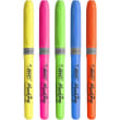 BIC Highlighter Grip Surligneurs Pointe Biseautée - Couleurs Fluo Assorties, Etui Carton de 5 photo du produit Secondaire 1 S