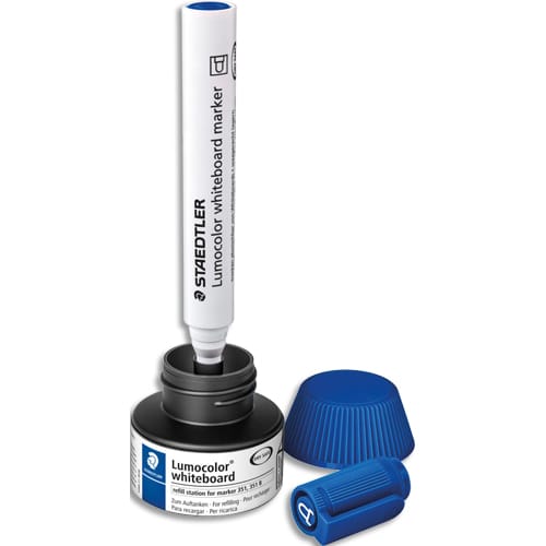 STAEDTLER recharge pour marqueurs tableau blanc bleu photo du produit Principale L