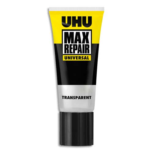 UHU MAX REPAIR Tube de 45g de colle de bricolage multi-usages pour tous matériaux sur toutes surfaces. photo du produit Principale L