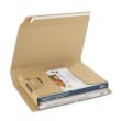 Etui postal en carton brun, fermeture adhésive Standard - Dimensions : L33 x H1 x P25 cm photo du produit