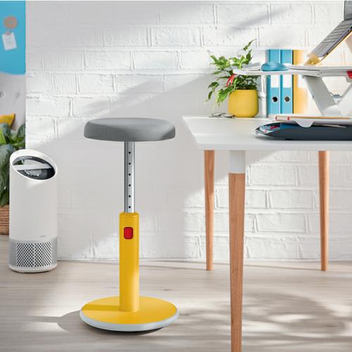 LEITZ Cosy Tabouret ergonomique assis/debout, jaune, 65180019 photo du produit Secondaire 2 L