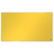 NOBO Tableau d'affichage Widescreen en feutre Impression Pro - 1220 x 690 mm - jaune - 1915431 photo du produit