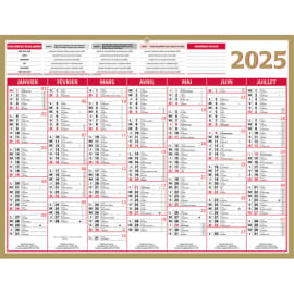 CBG Calendrier MEDIOR, Janvier à Décembre 2025, 32x42cm, 1 œillet photo du produit