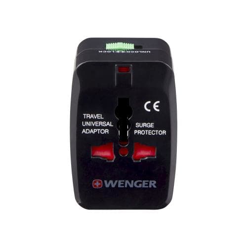 WENGER Adaptateur de voyage tout-en-1 compatible dans 200 pays 604551 photo du produit Principale L