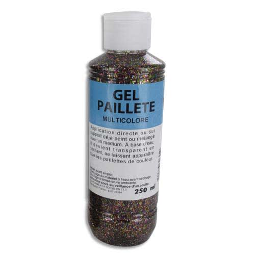 O'COLOR Flacon de 250 ml de gel pailleté multicolore photo du produit Principale L