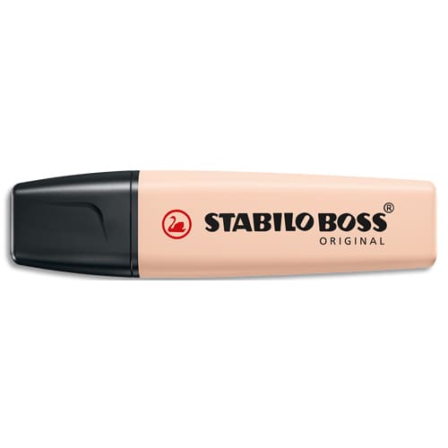 STABILO Surligneur Boss Original Nature. Pointe biseautée. Couleur beige rose photo du produit Principale L