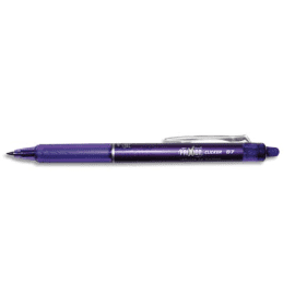 PILOT Stylo Roller FriXion Clicker rétractable, pointe moyenne Violet photo du produit