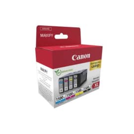 CANON Multipack 4 cartouches Jet d'encre N° 1500 / 9182B010 Noir + Cyan + Magenta + Jaune - Format XL photo du produit