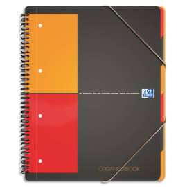 OXFORD Cahier Activebook I-CONNECT spirale 160 pages 5x5 18,5x25cm (format  tablette). Couverture PP