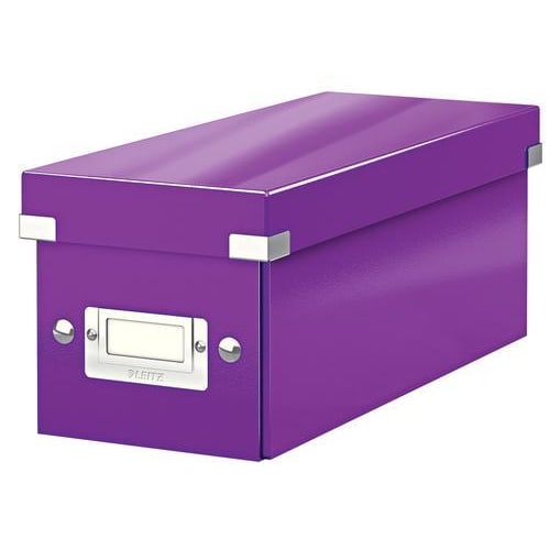 LEITZ Boîte de rangement pour CD Click&Store coloris WOW Violet 60410062 photo du produit Principale L