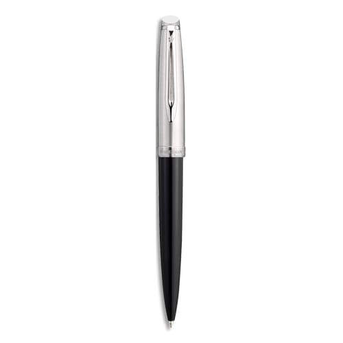 WATERMAN Roller EMBLEME noir brillant. Pointe fine. Encre noir photo du produit Principale L