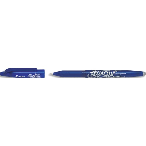 Pilot 3 Stylos effaçables Frixion Ball encre gel effaçable bleu