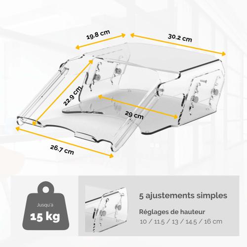 FELLOWES Support moniteur Clarity + support doc 9731201 photo du produit Secondaire 1 L