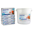 GIOTTO Pack de 5 pains de 1 kg plastiroc Blanc + 1 Boîte hermétique photo du produit