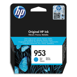 HP 953 Cartouche d'Encre Cyan Authentique (F6U12AE) photo du produit