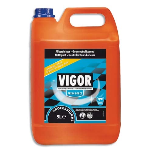 VIGOR Fresh Force Bidon 5 litres nettoyant industriel anti-odeurs photo du produit Principale L