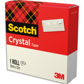 SCOTCH Ruban Crystal 19 mm x 33 m bo&icirc;te individuelle photo du produit