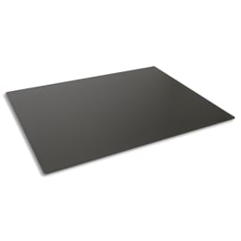 DURABLE Sous-main en polypropylène. Bords arrondis - Surface antidérapante - Dim (lxp) : 65 x 50 cm Noir photo du produit