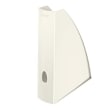 LEITZ Porte-revues Wow. Dimensions (hxp) : 31,2 x 25,8 cm. Dos de 7,5 cm. Coloris blanc photo du produit