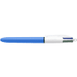 BIC Stylo bille 4 couleurs rétractables Classique. Pointe Moyenne (1,0 mm). Corps bleu photo du produit Secondaire 1 S